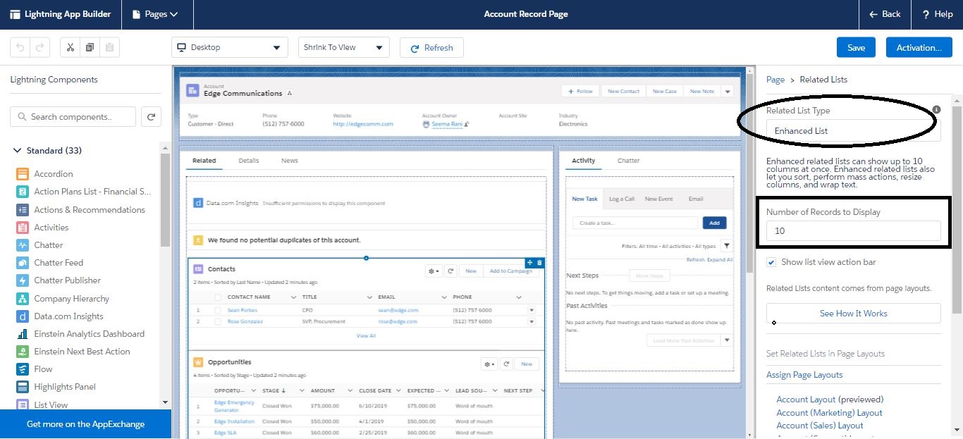 How To Navigate To The Object Field In Salesforce
