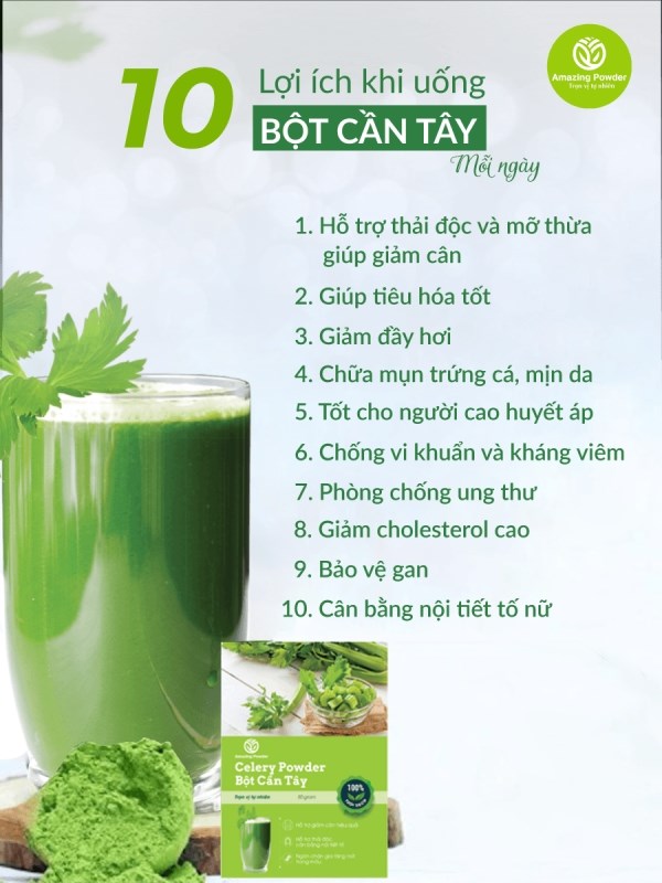Bột Cần Tây Sấy Lạnh Amazing Powder