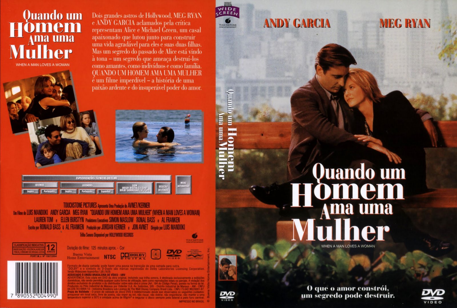 O FANTÁSTICO MUNDO DE LEO Quando Um Homem Ama Uma Mulher DVDrip Avi Dual Áudio 1994