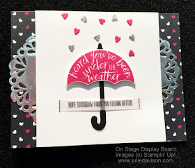 Stampin' Up! My Hero: Under the Weather Get Well Soon Card #stampinup www.juliedavison.com