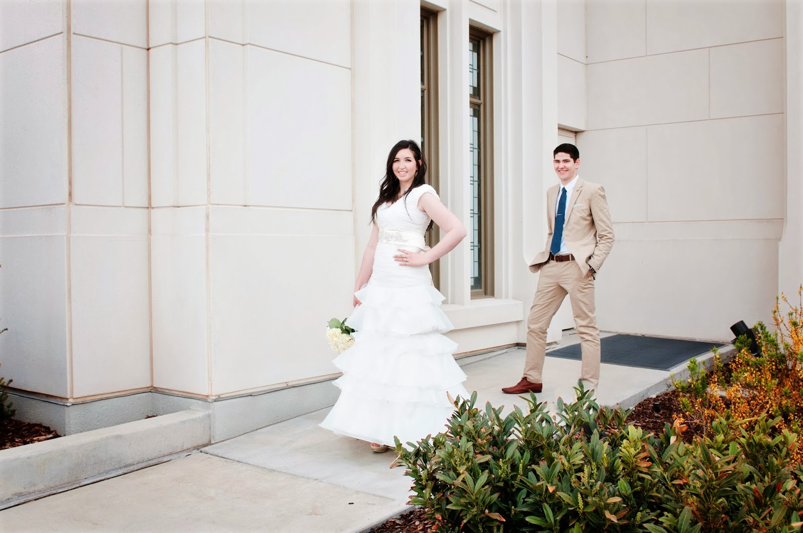 The Holderness' Wedding Day