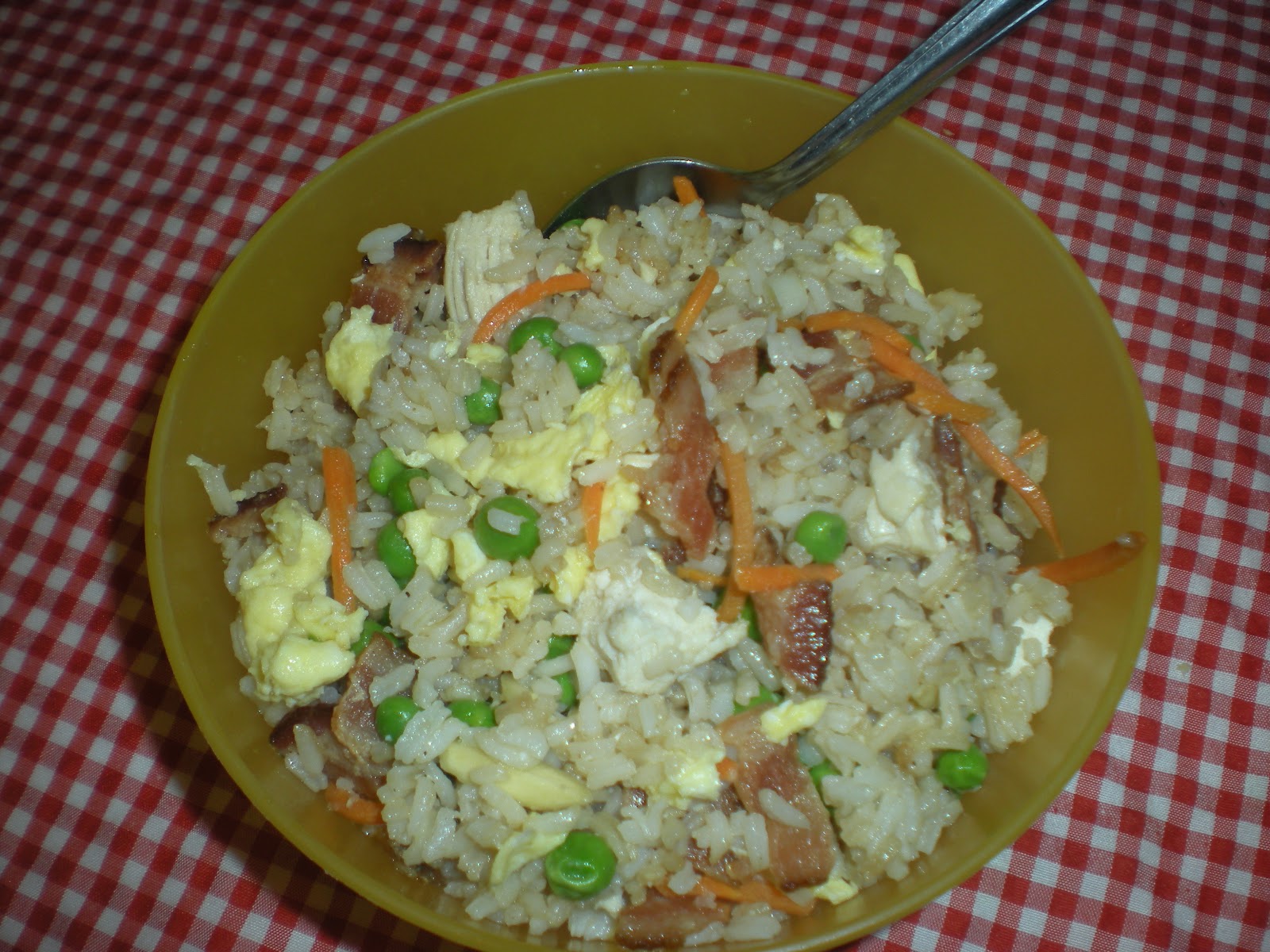 Mom's Dutch Oven: chicken fried rice