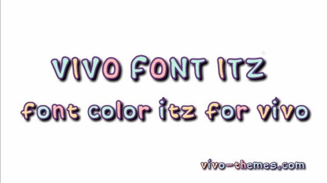 Download Colorful Font Itz Vivo Themes Itz SVG Cut Files