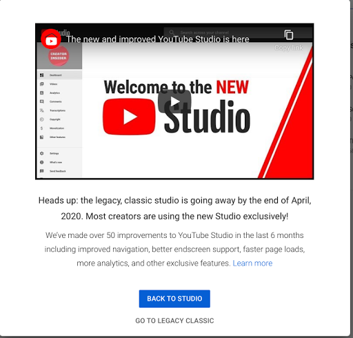 studio, yt studio,  studio creator