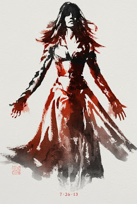 The Wolverine Sumi-e Character Movie Posters - Famke Janssen as Jean Grey