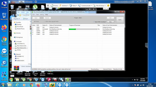 Cara Hapus Lupa PIN Pola Realme 5 Pro RMX1971 via