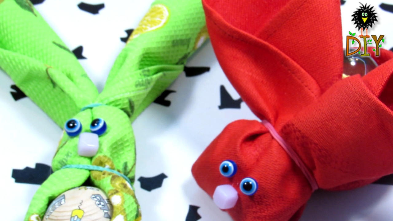 I Know How To... Easy DIY Easter Bunnies Out Of Towel