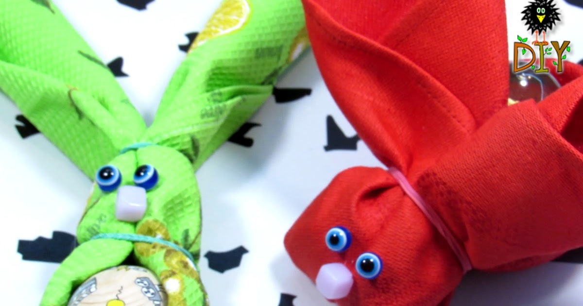 I Know How To... Easy DIY Easter Bunnies Out Of Towel