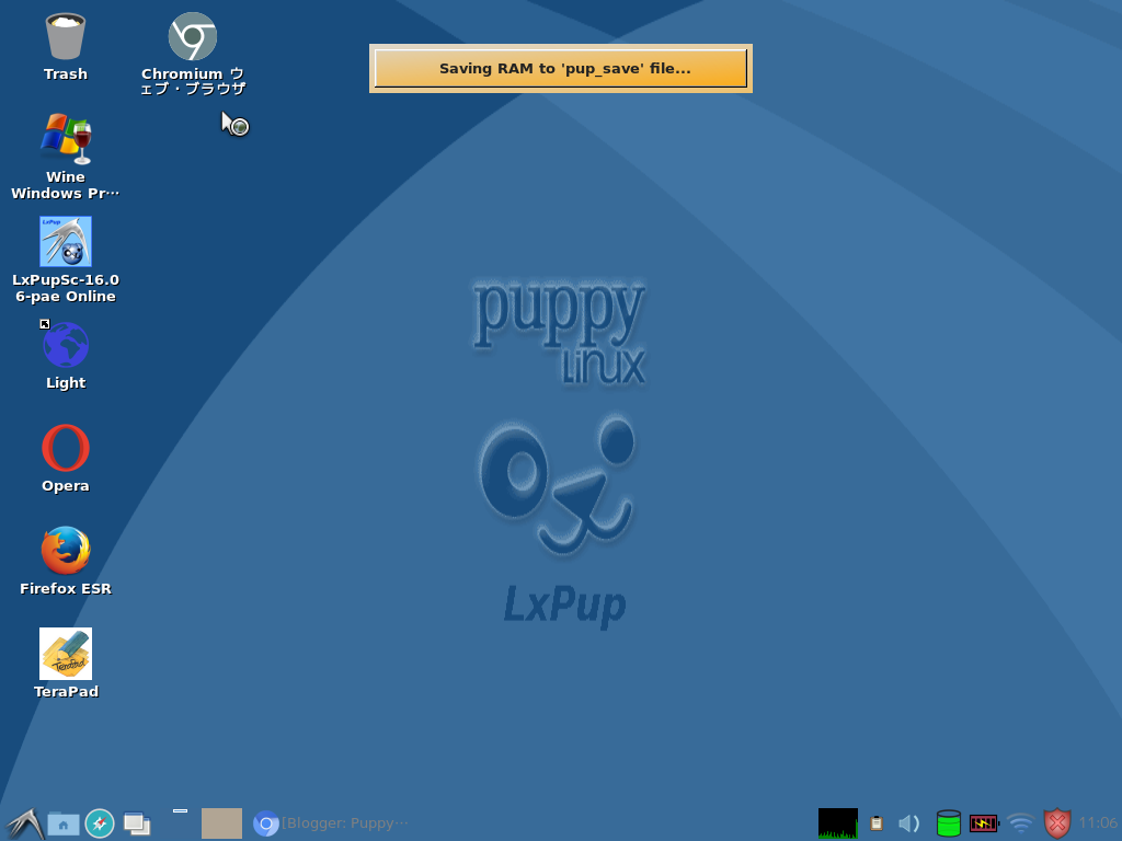 軽量Linux:LxPup - Puppy Linux + LXDE 日本語情報トップページに最新版のChromiumがアップ ...