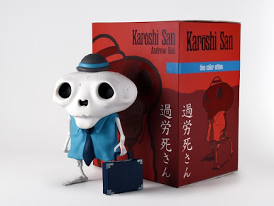 Blue Collar Edition Karoshi San Vinyl Figure by Andrew Bell