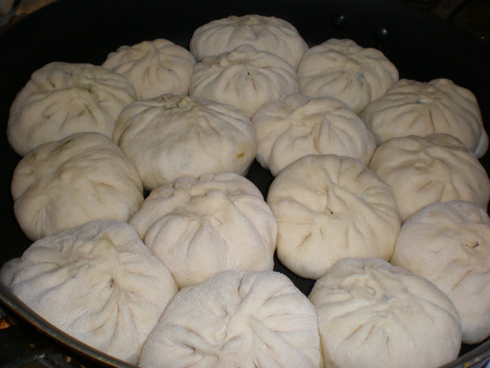 Susan's wonderful world Panfried leek buns 韭菜水煎包