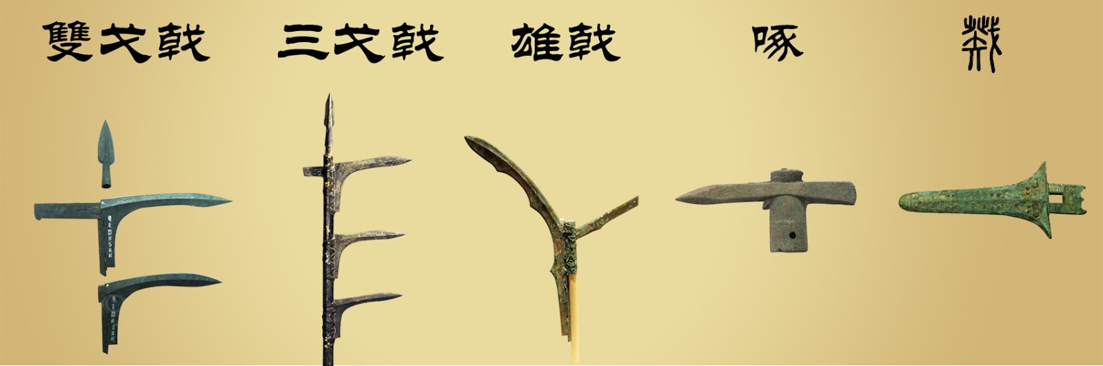 Telling apart Chinese polearms a quick visual guide Great Ming Military
