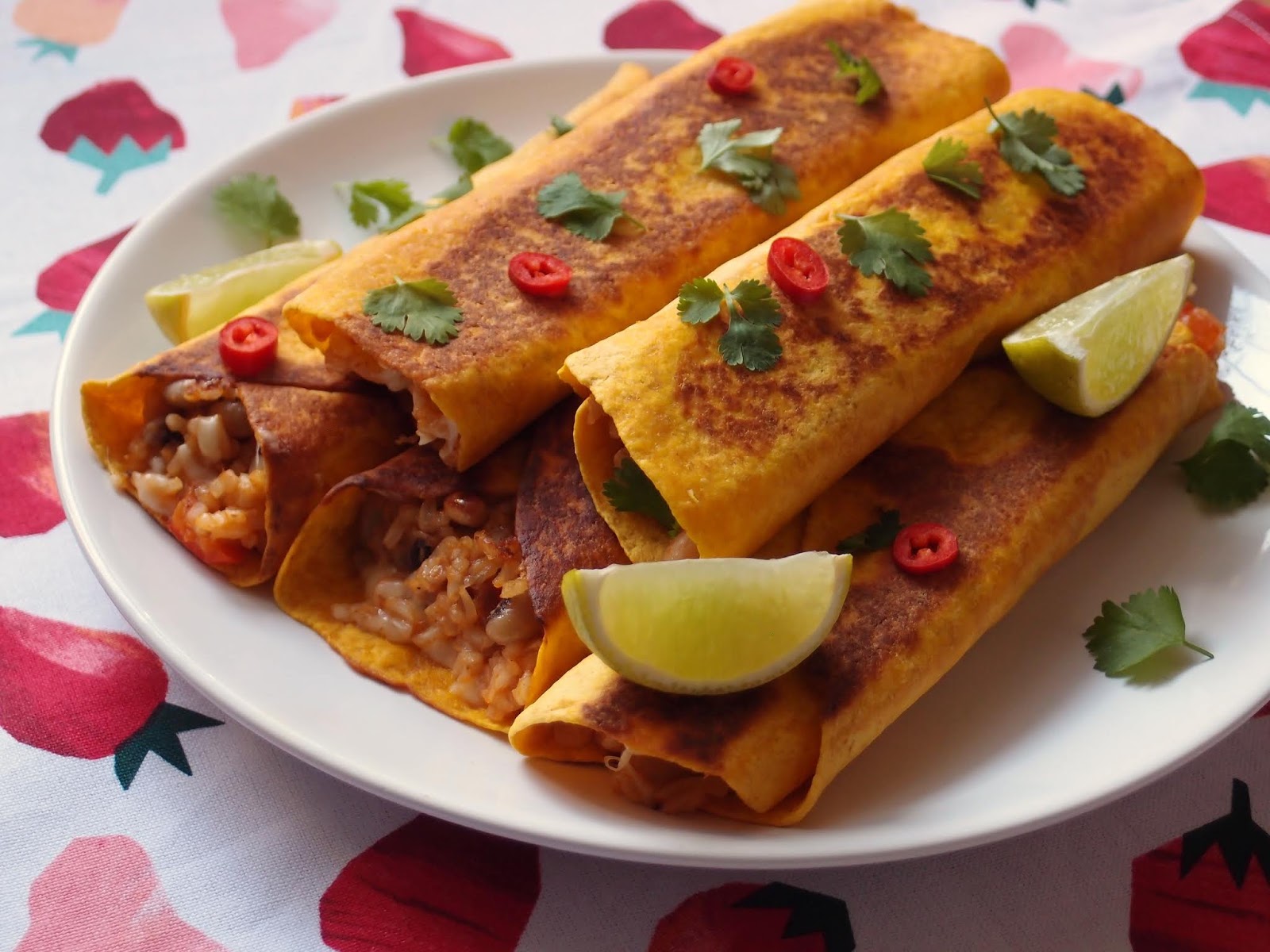 The VegHog Black Eyed Bean Flautas