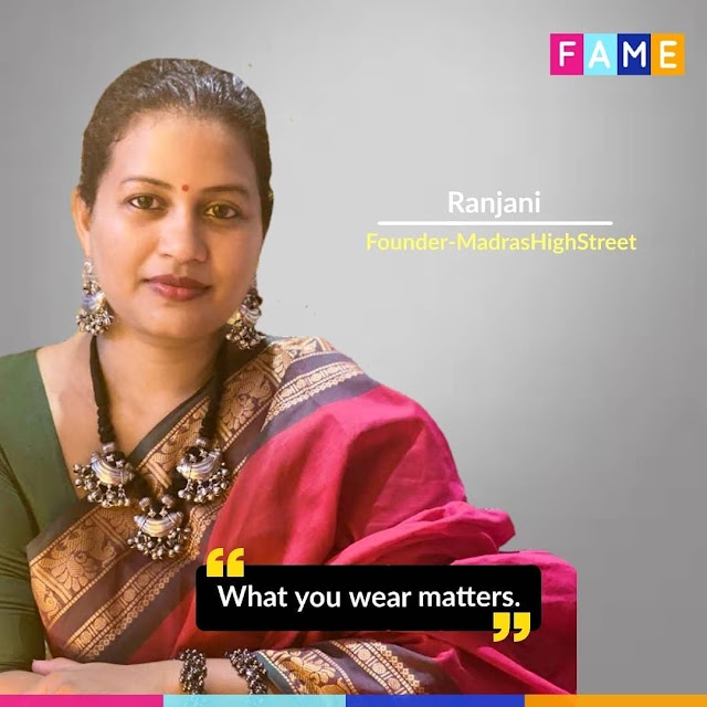Ranjani | Founder - Madras High Street that minimize supply chain of products and directly deliver to the consumer