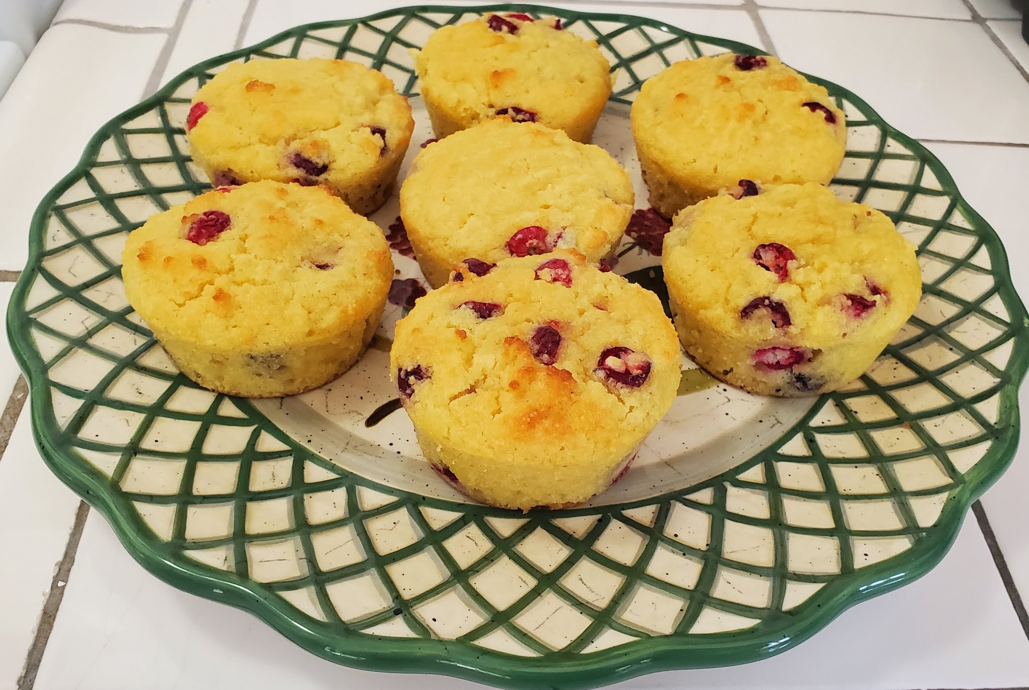 Carrie's Kitchen Creations Keto Friendly Fresh Cranberry Muffins