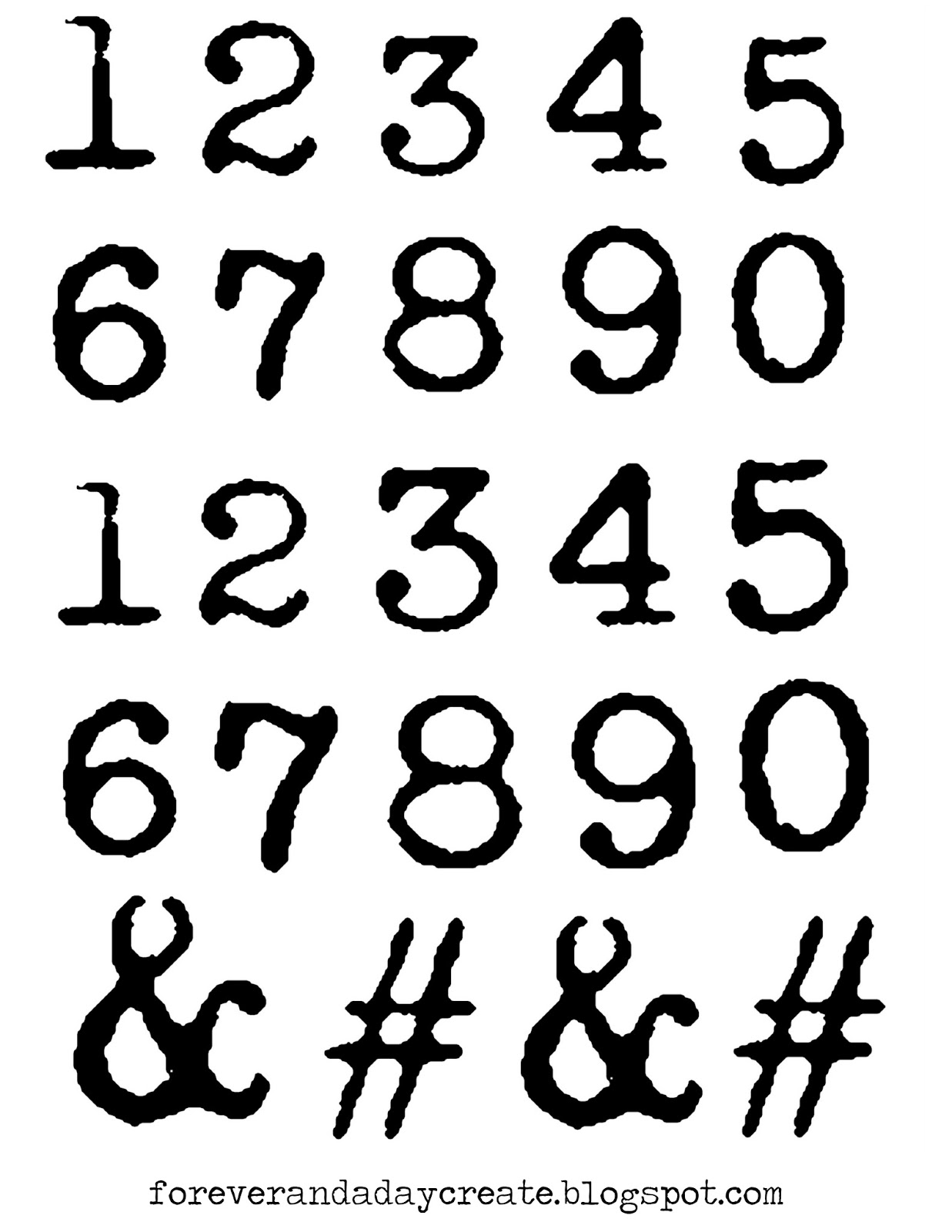 Forever and a day create : planner printables