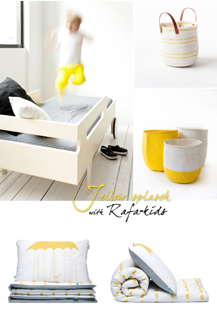rafa-kids accessories in yellow colour for kids room 