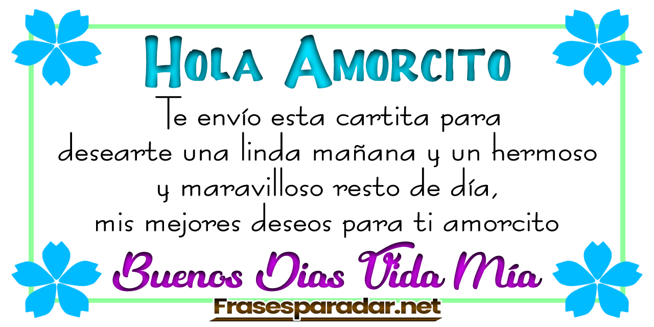 Top 59+ imagen carta de buenos dias amor Viaterra.mx