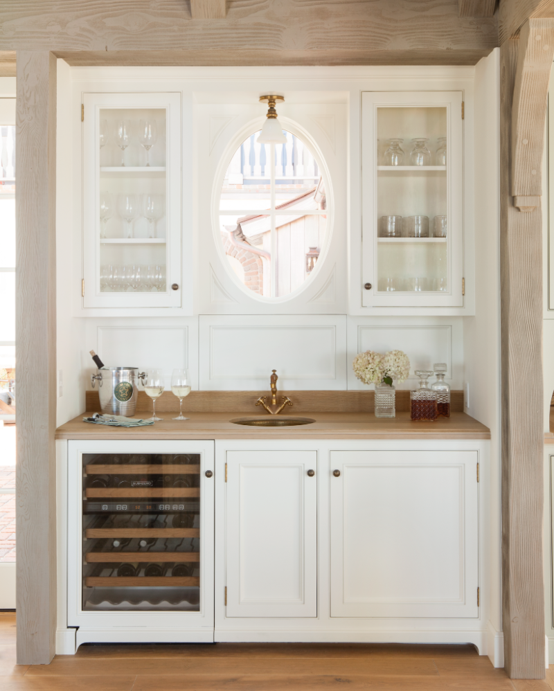 Butler pantry in French Country modern farmhouse kitchen by Giannetti Home - found on Hello Lovely Studio
