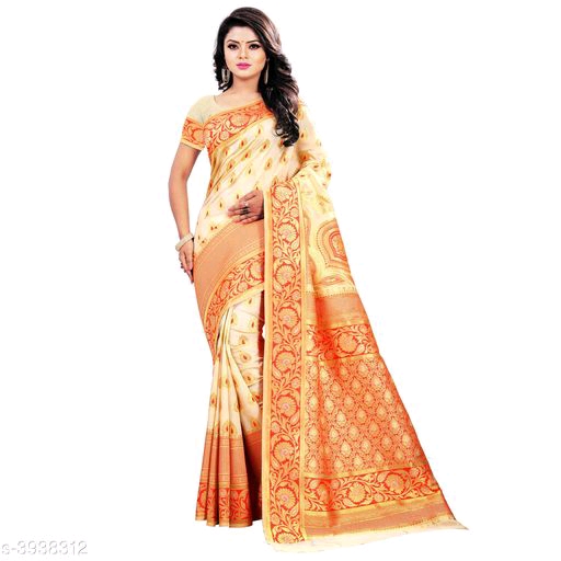 Banarasi Silk Saree: ₹1142/- Free COD what'sapp+919199626046, Easy ...