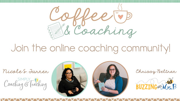 Coffee and Coaching Membership Coffee and coaching membership banner with pictures of Chrissy Beltran and Nicole S. Turner