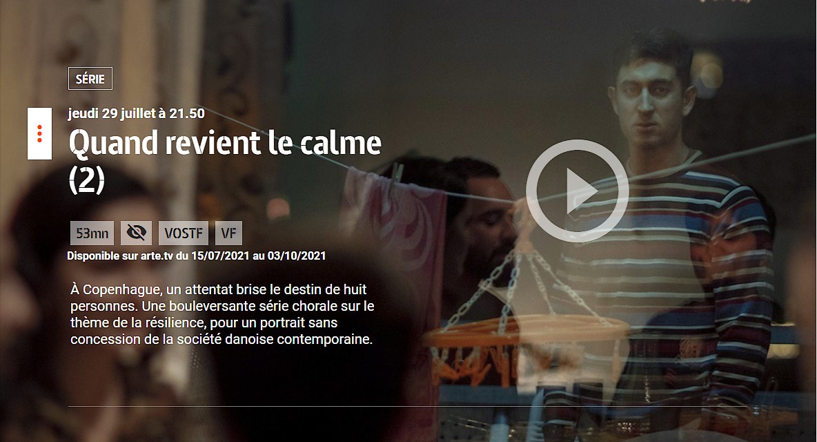 Quand Revient Le Calme Bande Annonce Véronique Chemla: « Quand revient le calme » de Milad Alami, Iram Haq