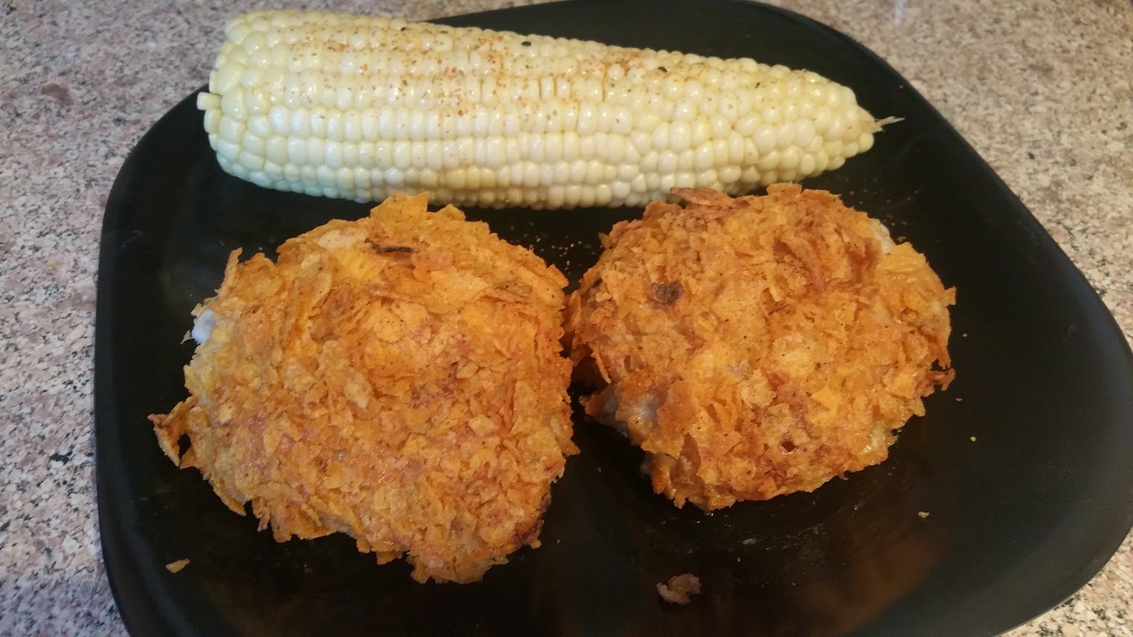Potato Chip (Oven) Fried Chicken Munchie Musings