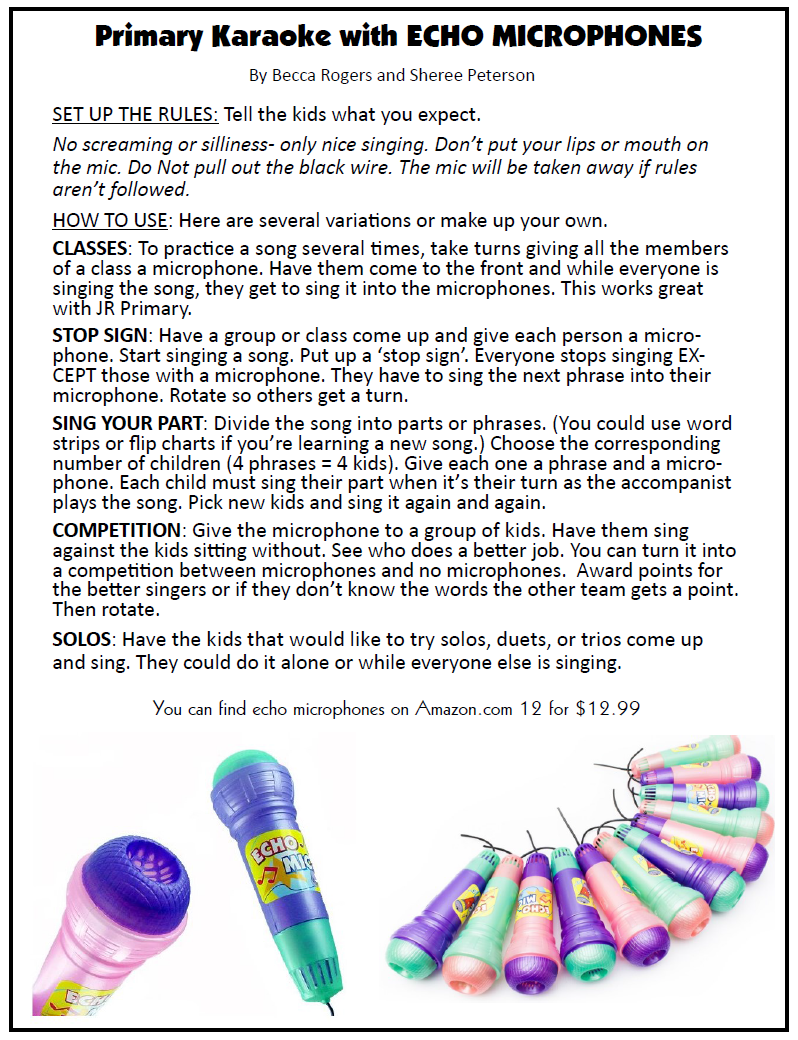 The Primary Pad Echo Microphones