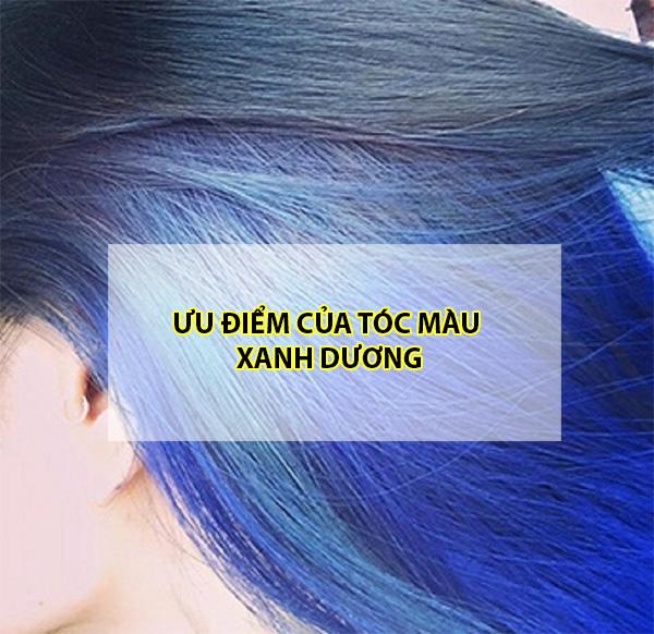 Xanh dương đen khói: Màu tóc đẹp độc lạ hot nhất hiện nay
