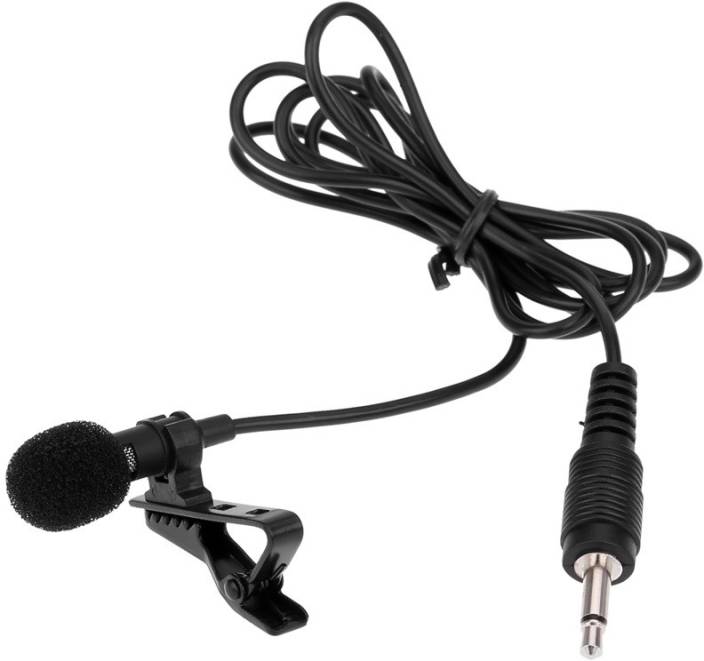 Mic Wired Tie Clip Collar Mic 3.5mm Microphone