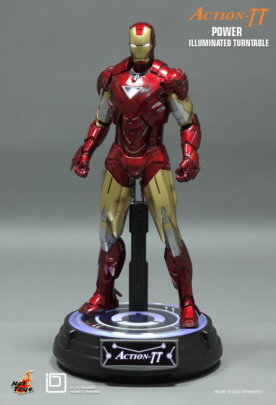 Toyhaven: Hot Toys Action-Tt Power Illuminated Turntable Figure Stands For  Displaying Expensive Figures
