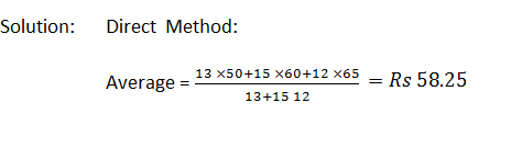 average formula