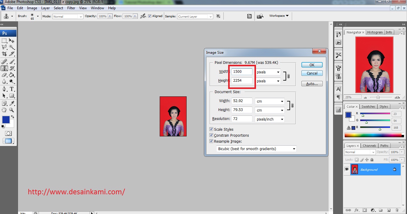 Belajar Desain Grafis: Cara Membesarkan Ukuran Foto dengan Photoshop