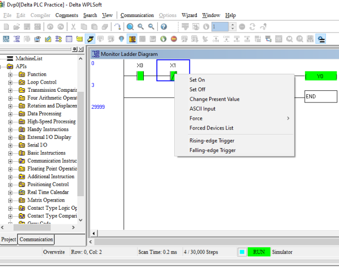 El mejor software gratuito de simulación de PLC para estudiantes de ingeniería WPLSoft