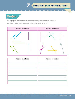 Apoyo Primaria Desafíos matemáticos 5to grado Bloque I lección 7 Paralelas y perpendiculares 