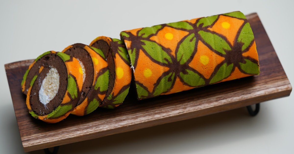 Resep Bolu Gulung Motif
