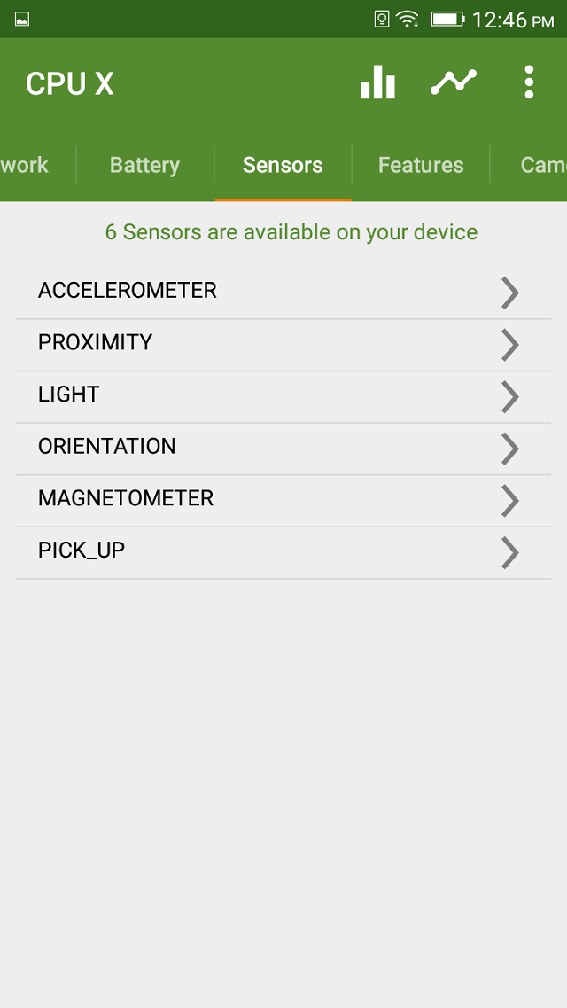 Primo NX4 Mini Sensors