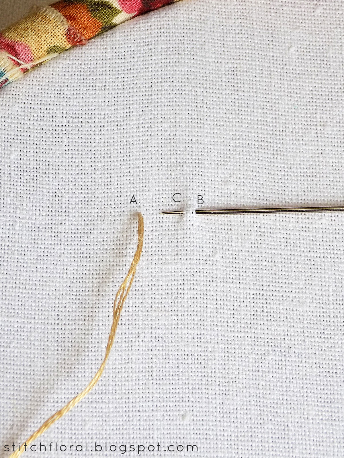 Ladder & Loop stitches tutorial Stitch Floral