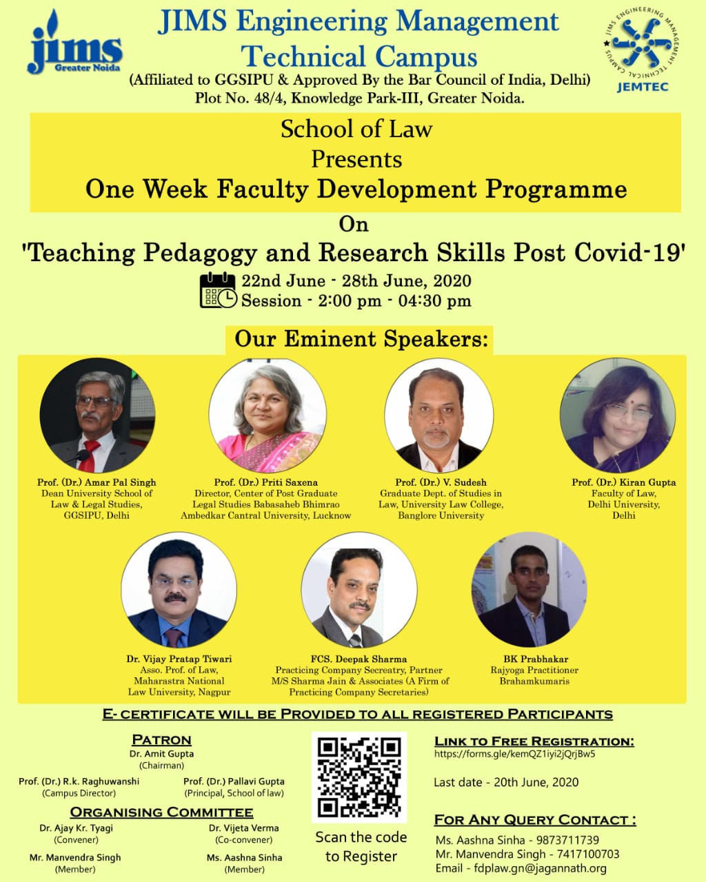 Faculty Development Programme by JIMS Engineering Management