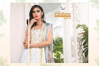 Shree Fab Firdous Exclusive Collection vol 11 pakistani Suits