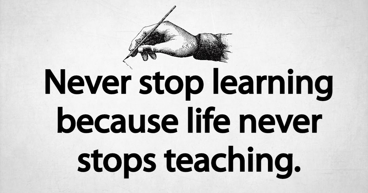Because i learned. Because i learned
