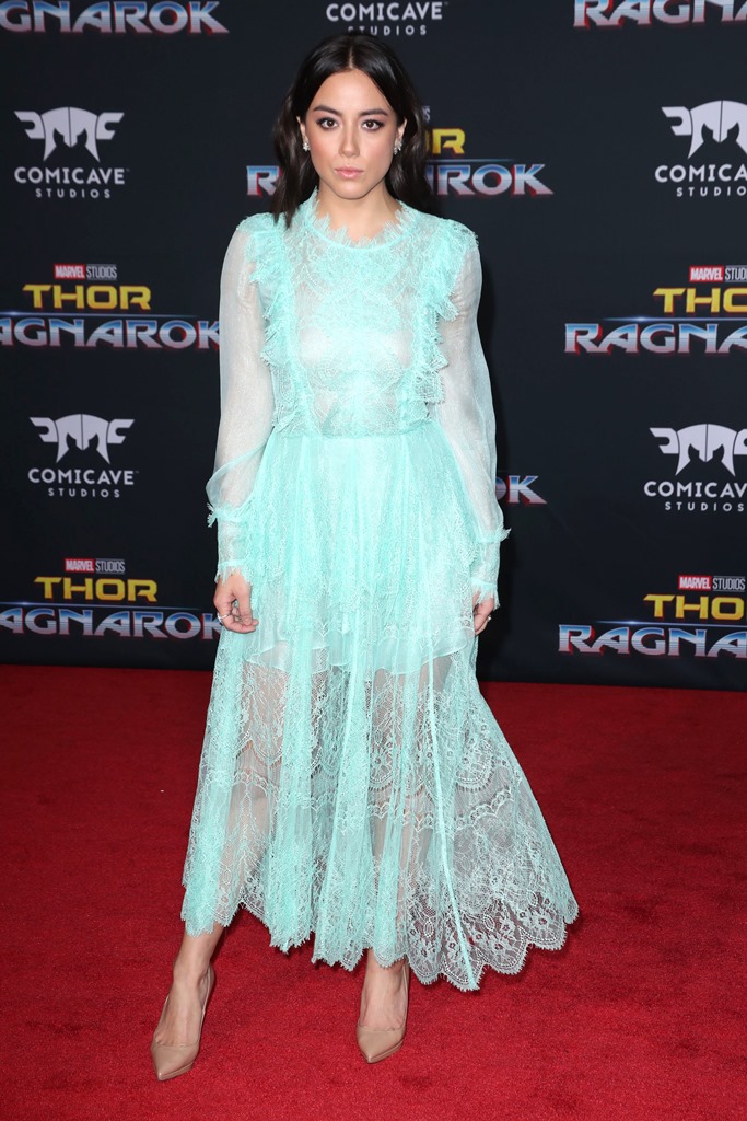 Chloe Bennet || Attends the 'Thor: Ragnarok' Premiere in Los Angeles