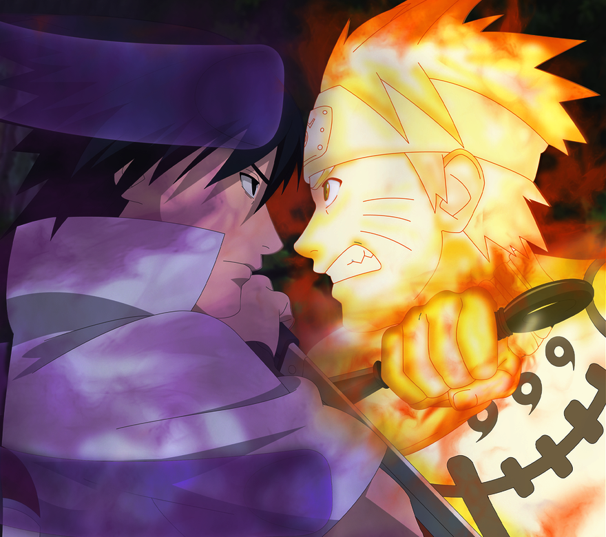 Imagenes de Naruto Shippuden : Sasuke Uchiha Vs Naruto Uzumaki. 