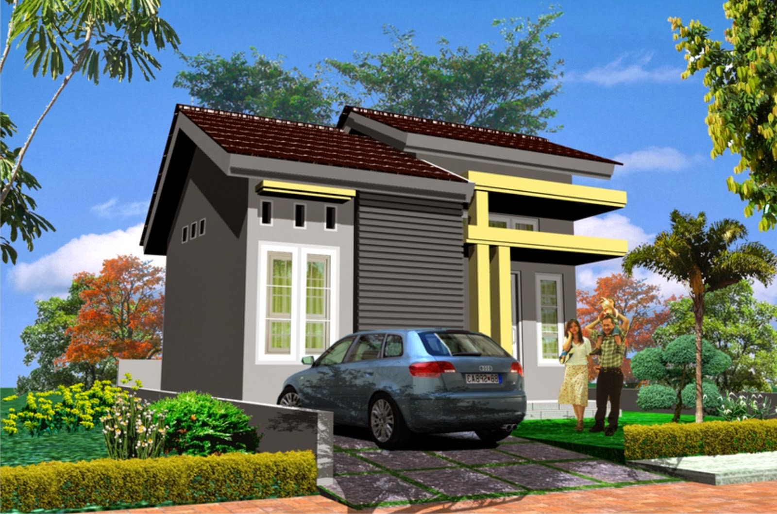 60 Desain Rumah Minimalis Kotak | Desain Rumah Minimalis ...