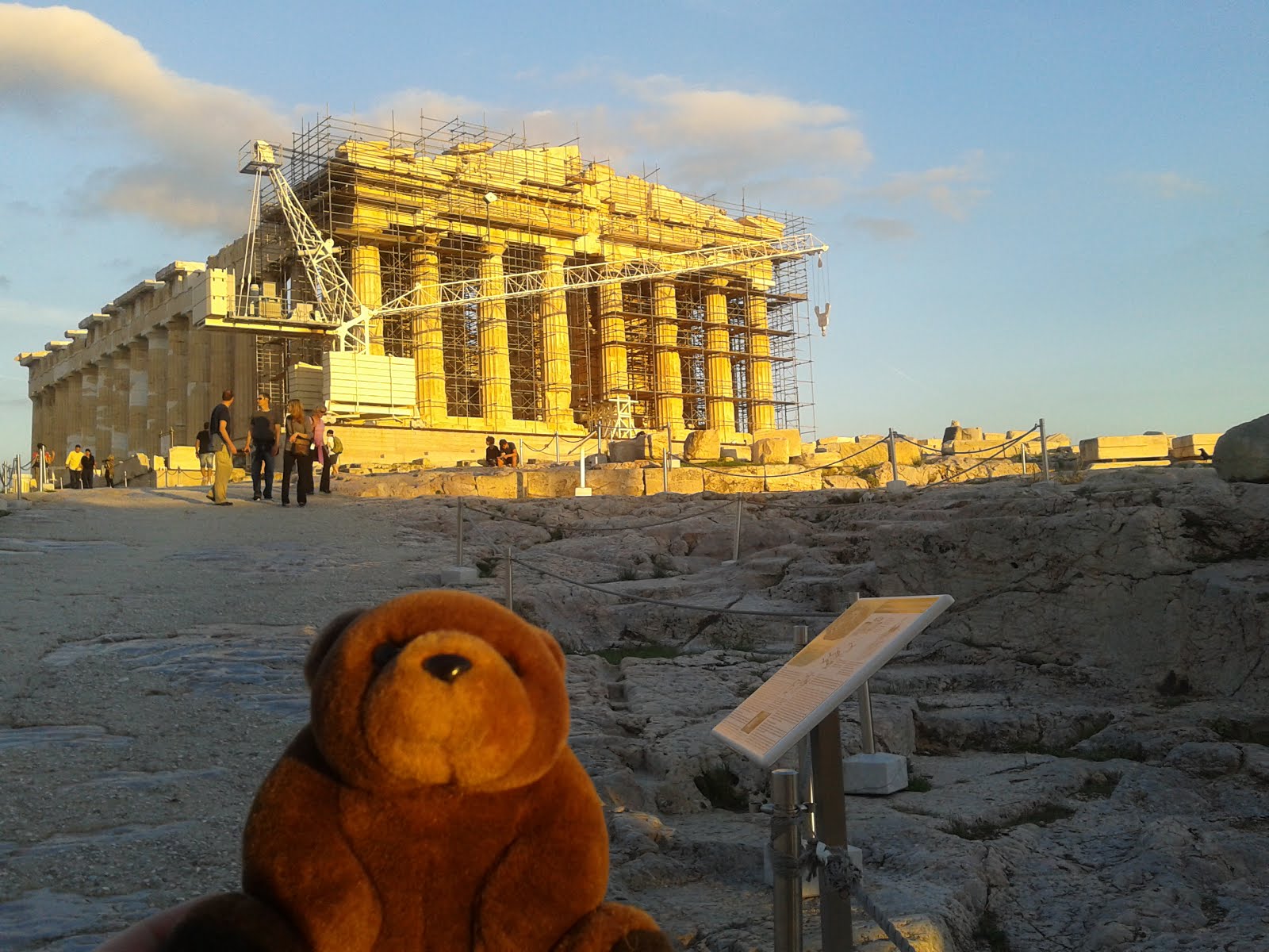 Teddy Bear in Acropolis, Athens