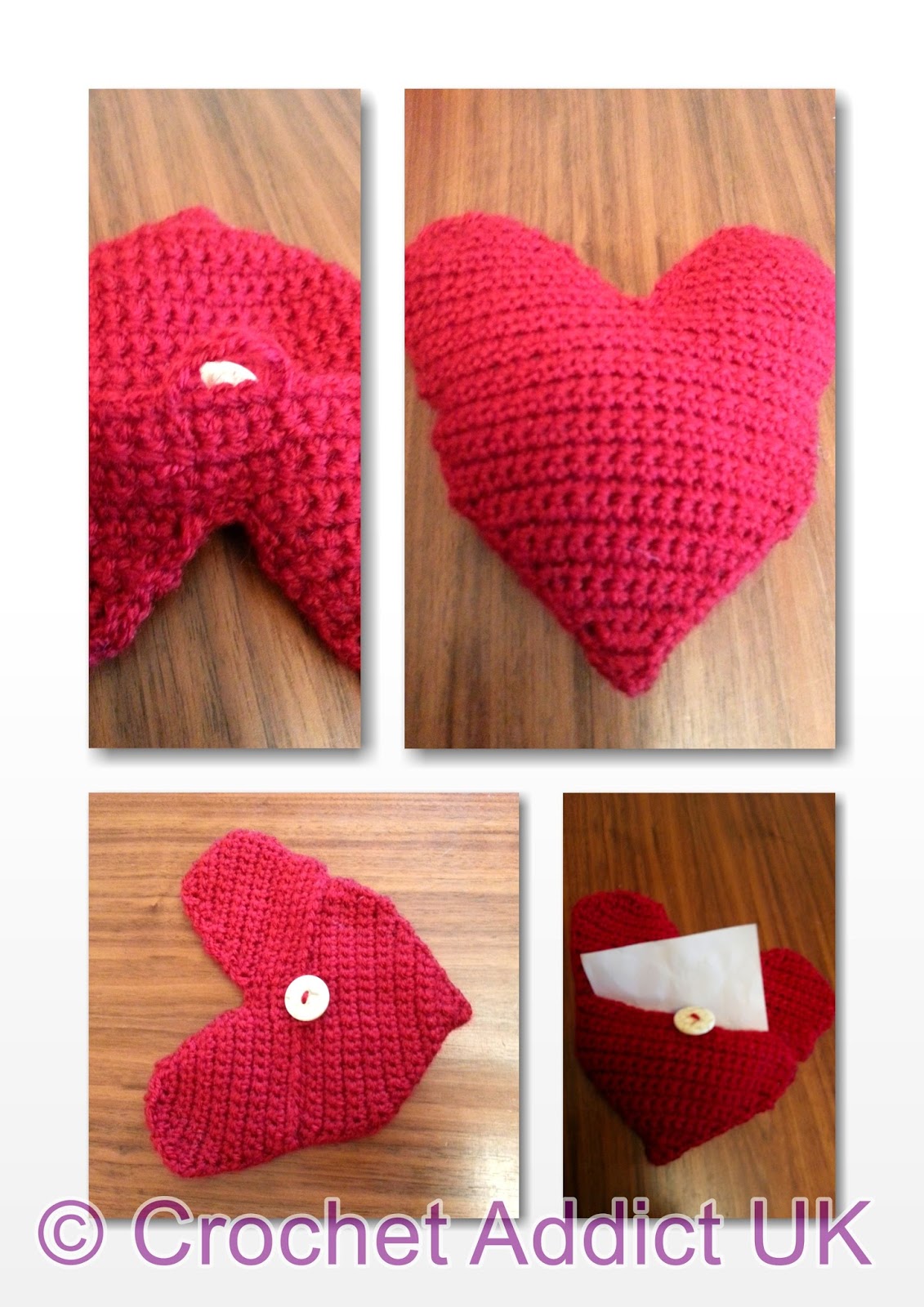 Free Crochet Pattern Heart Pillow Envelope Handmade Hearts free-crochet-pattern-heart-pillow-envelope-handmade-hearts