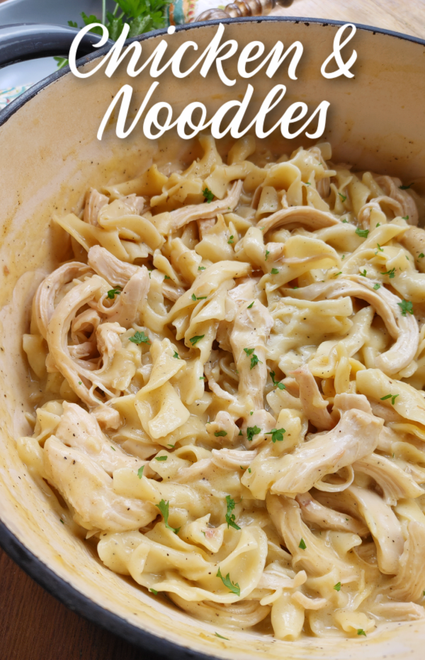 South Your Mouth: Chicken & Noodles (Stove-Top or Crock Pot)