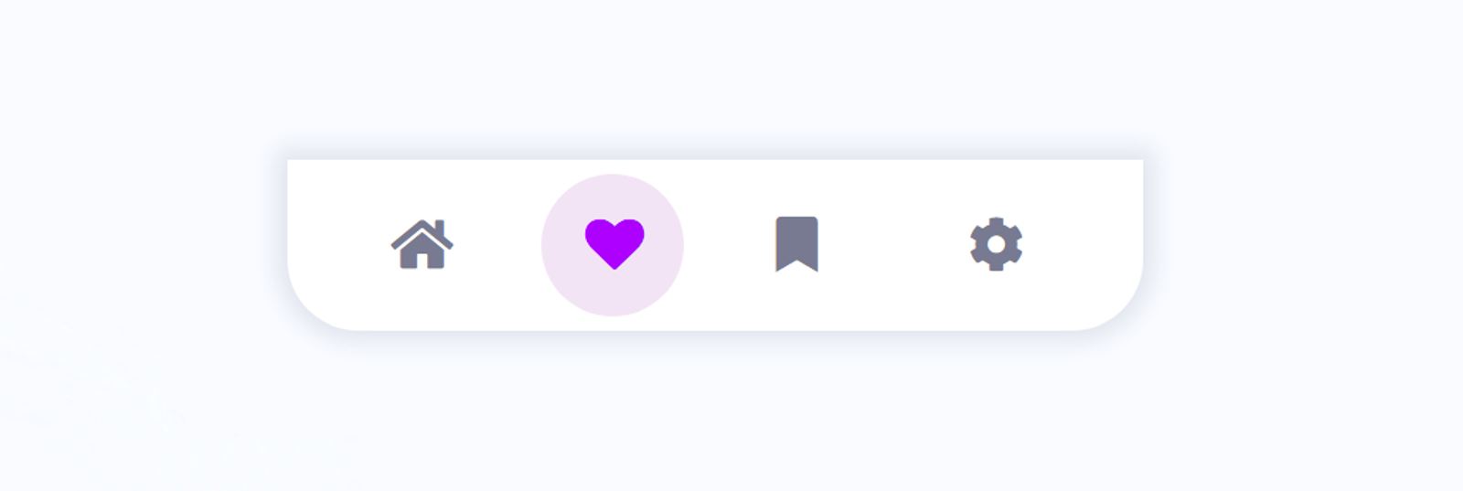 Design the menu icons using CSS