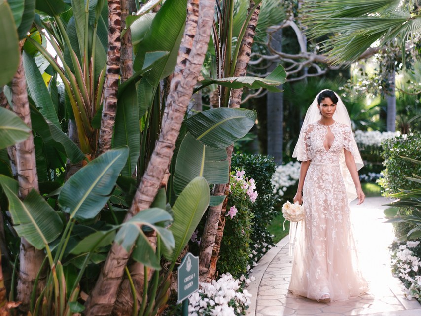 Wedding Inspiration: Victoria’s Secret Model Chanel Iman Selected Two Zuhair Murad Dresses for her March Wedding at the Beverly Hills Hotel