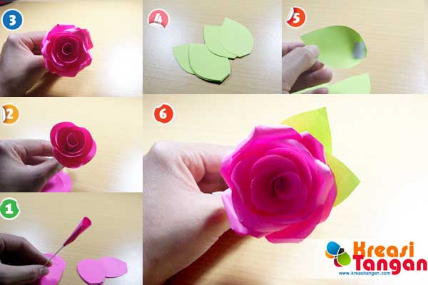 Cara  Membuat  Bunga  dari Kertas  dengan Mudah